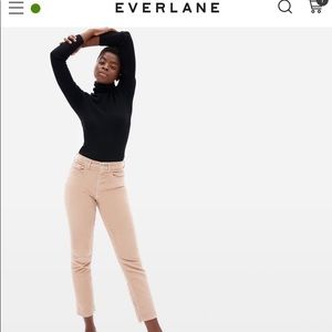 Everlane baby cord cheeky crop